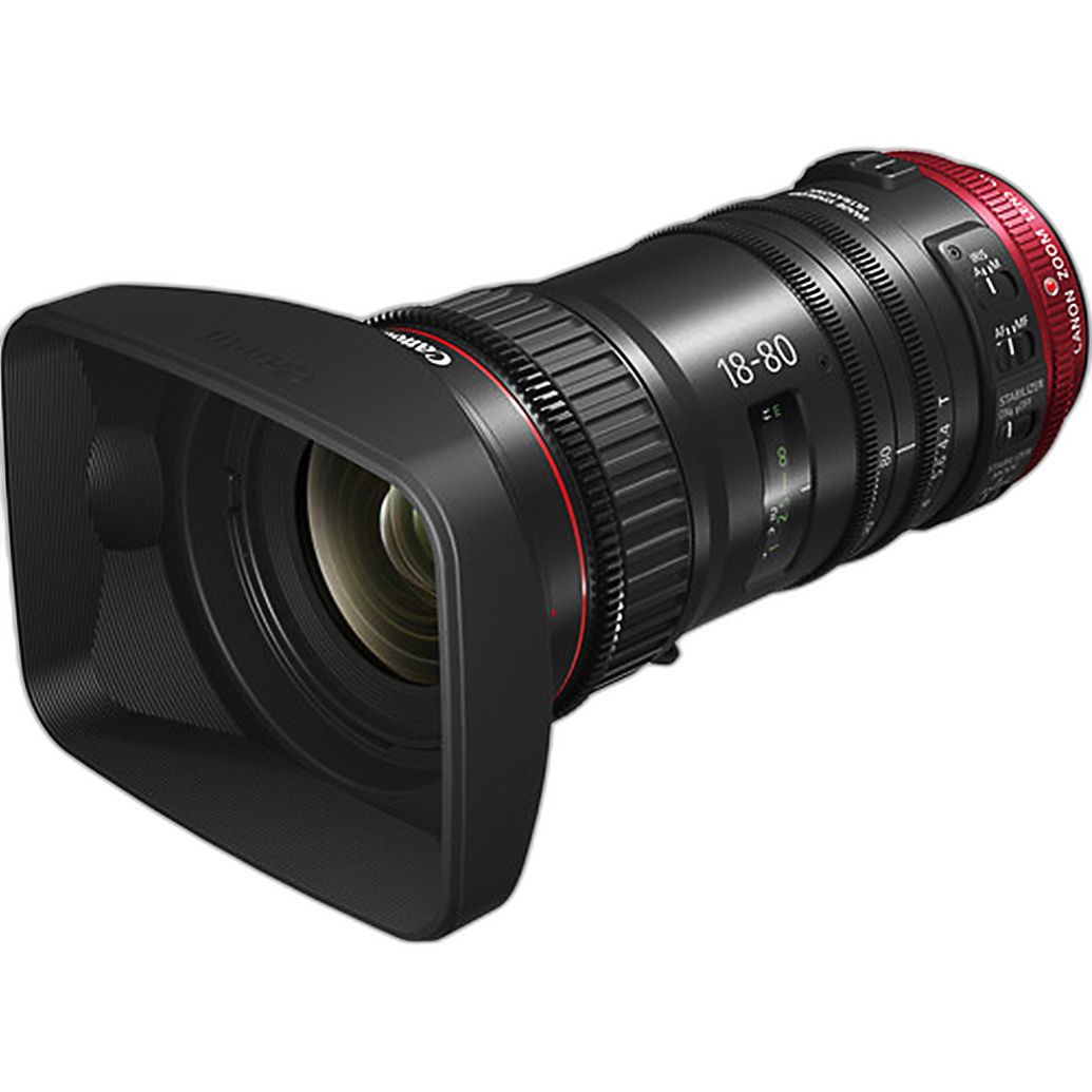 Canon CN-E 18-80mm T4.4 COMPACT-SERVO Cinema Zoom Lens