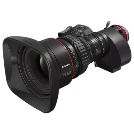 Canon CINE-SERVO 15-120mm T2.95-3.9 Zoom Lens with 1.5x Extender (PL Mount)