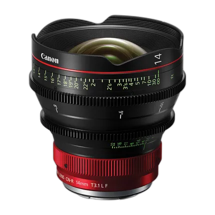 Canon CN-R 14mm T3.1 L F Cinema Prime Lens (Canon RF)