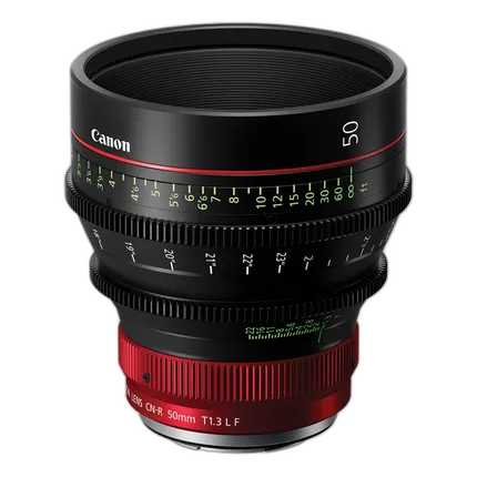 Canon CN-R 50mm T1.3 L F Cinema Prime Lens (Canon RF)