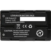 Core SWX Nano-U98 Battery with D-Tap for Select Sony Camcorders 1