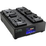 Core SWX FLEET Quantum 4-Position Charger w/ Touchscreen Color LCD (V-Mount)