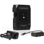 Core SWX Powerbase EDGE Battery with LP-E6 Cable  and  D-Tap Charger