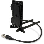 Core SWX Battery Cheeseplate  and  15mm LWS Rod Clamp with 4-Pin XLR - AB Mount