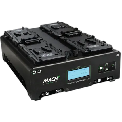 Core SWX Mach4 Micro Four-Position Battery Charger - V-Mount