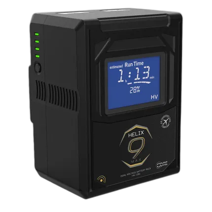 Core SWX Helix Max 98Wh Lithium-Ion Dual-Voltage Battery Gold Mount