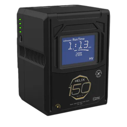 Core SWX Helix Max 150Wh Lithium-Ion Dual-Voltage Battery Gold Mount