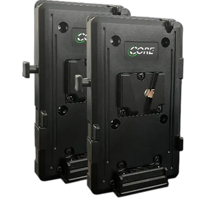 Core SWX Two Direct Connect V-mount Helix Plates for Aputure 600-Series