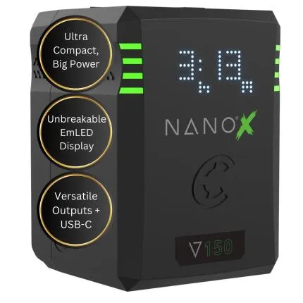 Core SWX NANOX V150 Micro Li-Ion Battery - V-Mount