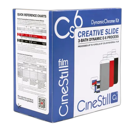 Cinestill CS6 D9 E6 Creative Slide 3-Bath DynamicChrome Quart Kit