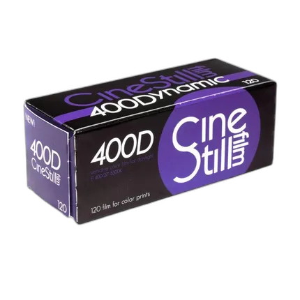 CineStill Film 400D Dynamic Color Negative Film (120 Roll Film)