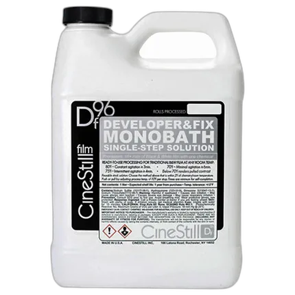 Cinestill DF96 Developer and Fix Monobath for Black and White Film (1L)