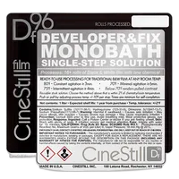 Cinestill DF96 Developer  and  Fix Monobath for Black  and  White Film (1L) 1