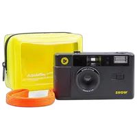 dubblefilm SHOW Camera Black w/ Flash Case Strap 0