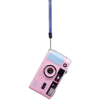 dubblefilm SHOW Camera Pink w/ Flash Case Strap 3