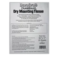 Duracraft DuraMount Dry Mount Tissue 8.5X11 (25) 0