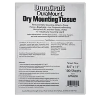 Duracraft DuraMount Dry Mount Tissue 8.5X11 (100) 0