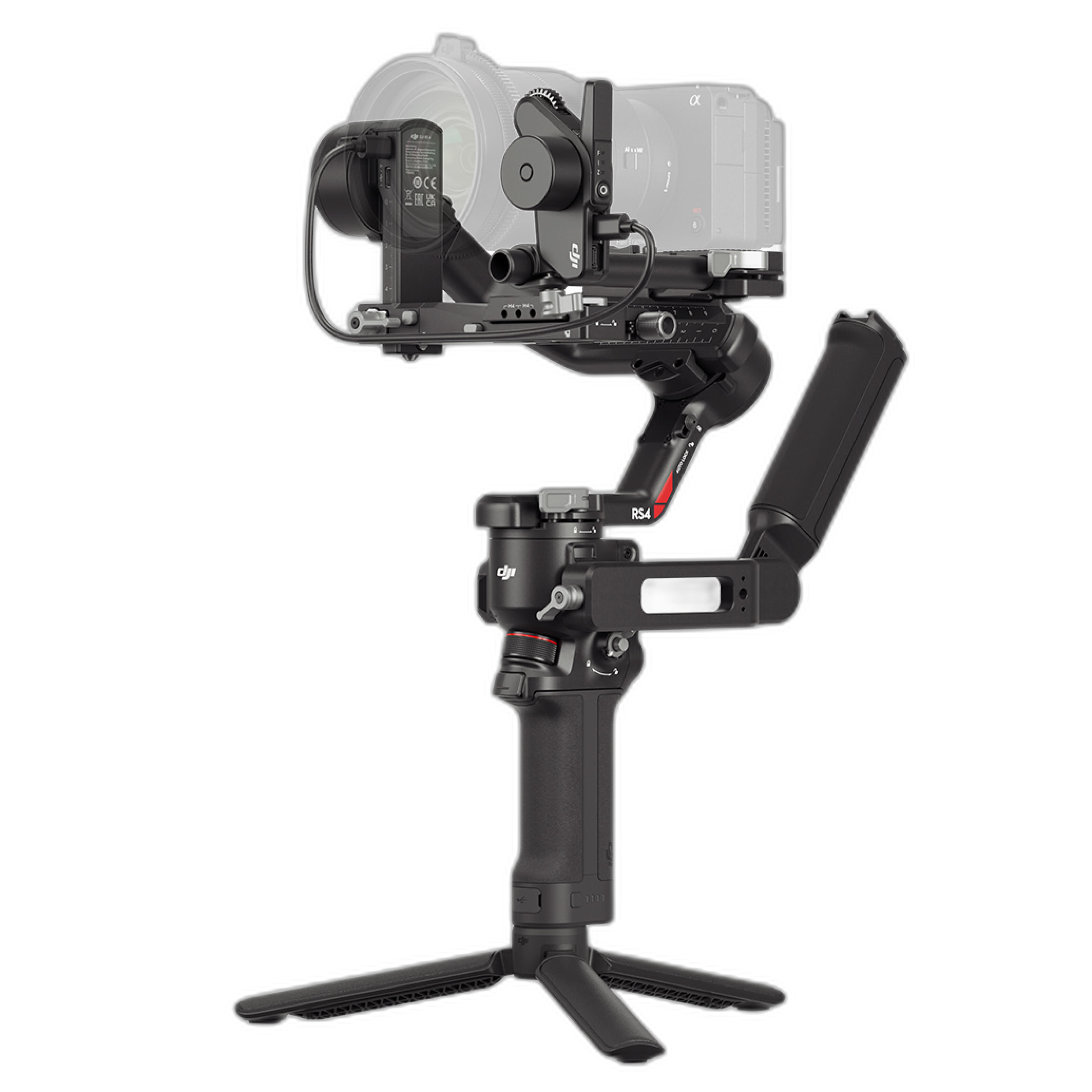 DJI RS 4 Gimbal Stabilizer side view