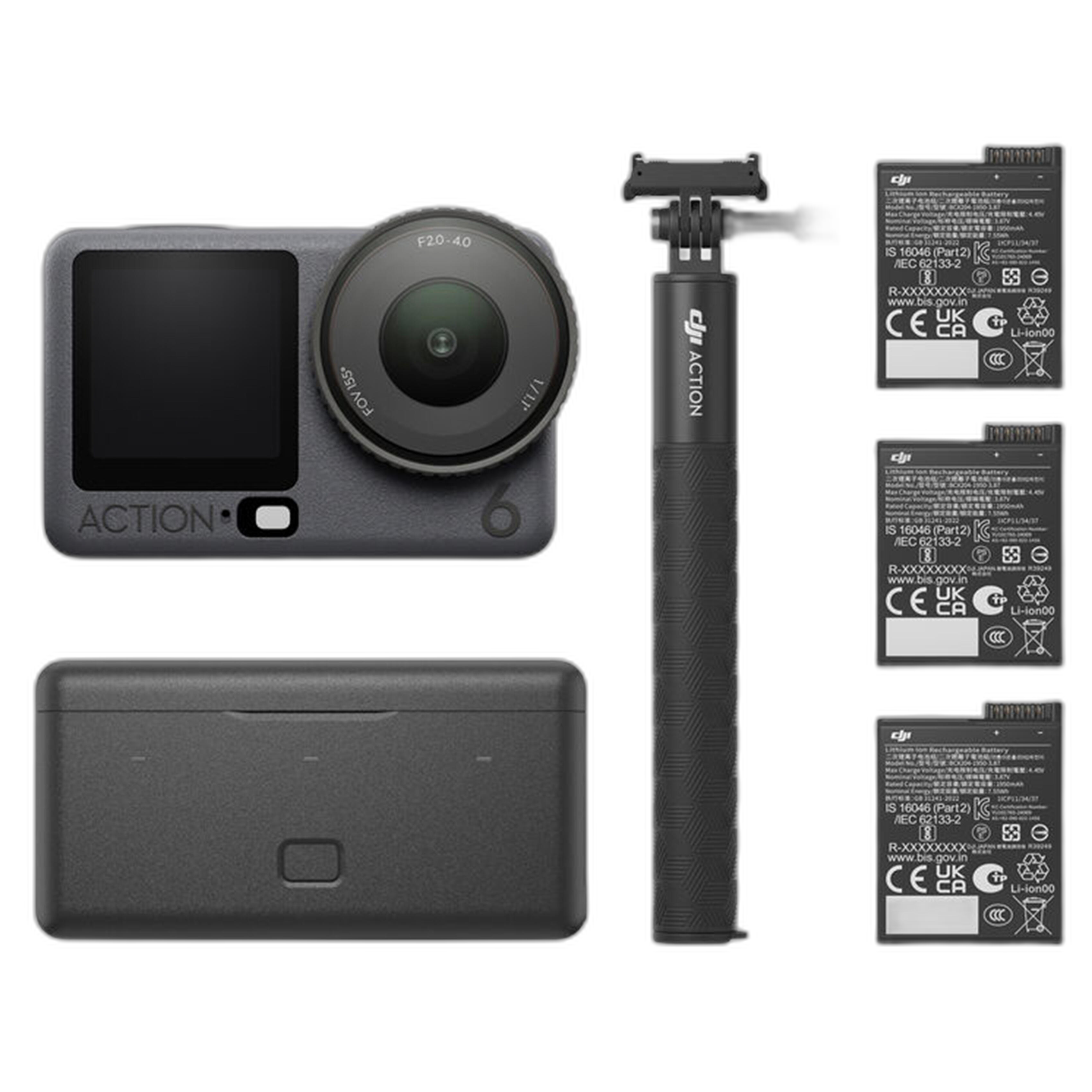 DJI Osmo Action 6 Adventure Combo front view
