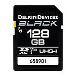 Delkin Devices 128GB SDXC Black UHS-I V30 U3 90MB/s Read 90MB/s Write