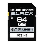 Delkin Devices 64Gb SDXC Black UHS-II V60 U3 0