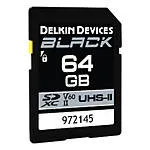 Delkin Devices 64Gb SDXC Black UHS-II V60 U3 1