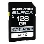 Delkin Devices 128GB SDXC Black UHS-II V60 U3 1