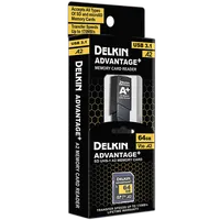 Delkin ADVANTAGE PLUS UHS-I A2 64GB SDXC w/Reader 170MB/s Read 90MB/s Write 0