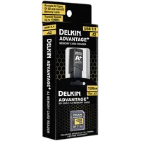 Delkin ADVANTAGE PLUS UHS-I A2 128GB SDXC w/Reader 170MB/s Read 90MB/s Write 0