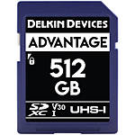Delkin Devices 512GB SDXC Advantage 660X UHS-I 100MB/s Read 80MB/s Write