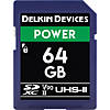 Delkin Devices 64GB Power SDXC UHS-II V90 300MB/s Read 250MB/s Write