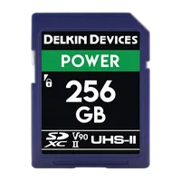 Delkin Devices 256GB Power SDXC UHS-II V90 300MB/s Read 250MB/s Write 0