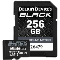 Delkin Devices 256GB MicroSDXC Black UHS-I V30 U3 90MB/s Read 90MB/s Write 0