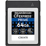 Delkin Prime 64GB CFExpress Type B Memory Card 0