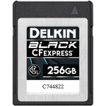 Delkin Devices BLACK CFexpress Type B Card 256GB 1645MB/s Read 1400MB/s Writ