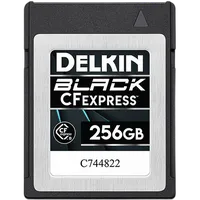 Delkin Devices BLACK CFexpress Type B Card 256GB 1645MB/s Read 1400MB/s Writ 0