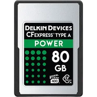 Delkin Devices POWER CFexpress Type A 80GB VPG400 880/s Read 790MB/s Write 0