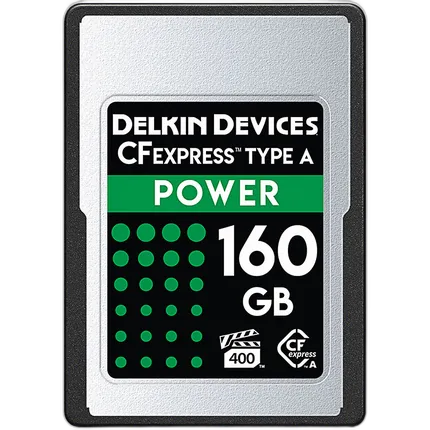 Delkin Devices POWER CFexpress Type A 160GB VPG400 880/s Read 790MB/s Write