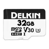Delkin Devices 32GB Hyperspeed UHS-I Micro SDHC Memory Card with SD Adapter 1