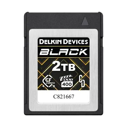 Delkin Devices 2TB BLACK CFexpress Type B 4.0 Memory Card