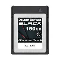 Delkin Devices 150GB Black CF Express Type B Memory Card + USB 3.2 Reader Bu 1