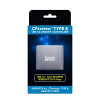 Delkin Devices 150GB Black CF Express Type B Memory Card + USB 3.2 Reader Bu 3