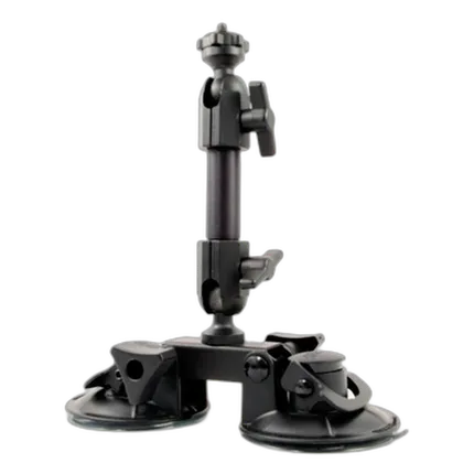 Delkin Devices Fat Gecko Double Knuckle Dual Suction Cup Camera Mount