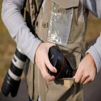 Domke Photographers Vest Extra Large Sand Color (100% Cotton Washable) 1