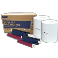 DNP DS6204x6 4x6in Roll Media for DS620A Printer (2 Rolls, 800 Prints) 0