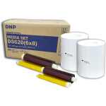 DNP DS6206x8 6x8in Roll Media for DS620A Printer (2 Rolls, 400 Prints)