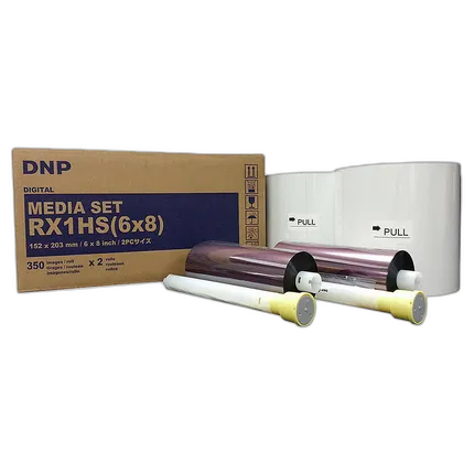 DNP 6x8 Media for DS-RX1HS Printer (2 Rolls - 700 Prints)