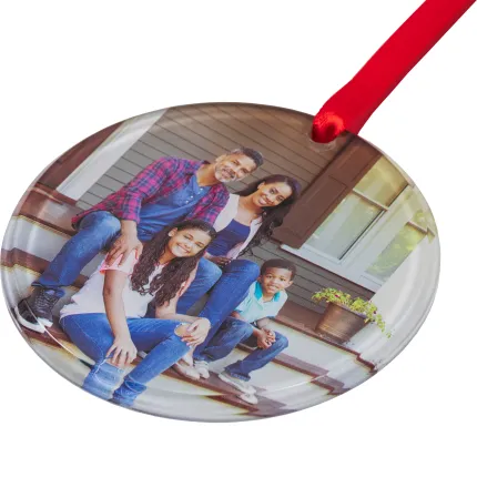3" Acrylic Circle Ornament