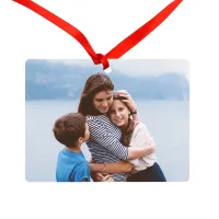 3 x 4 Two-Sided Metal Ornament - Two Images 1
