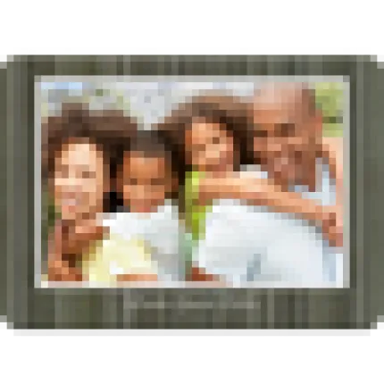 Stationery Card Round Corner 5x7 Set of 1 (landscape)